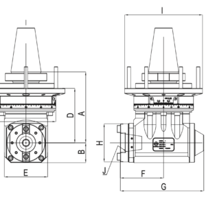 Изображение товара - Усиленная угловая головка AHK-BT50-A1G