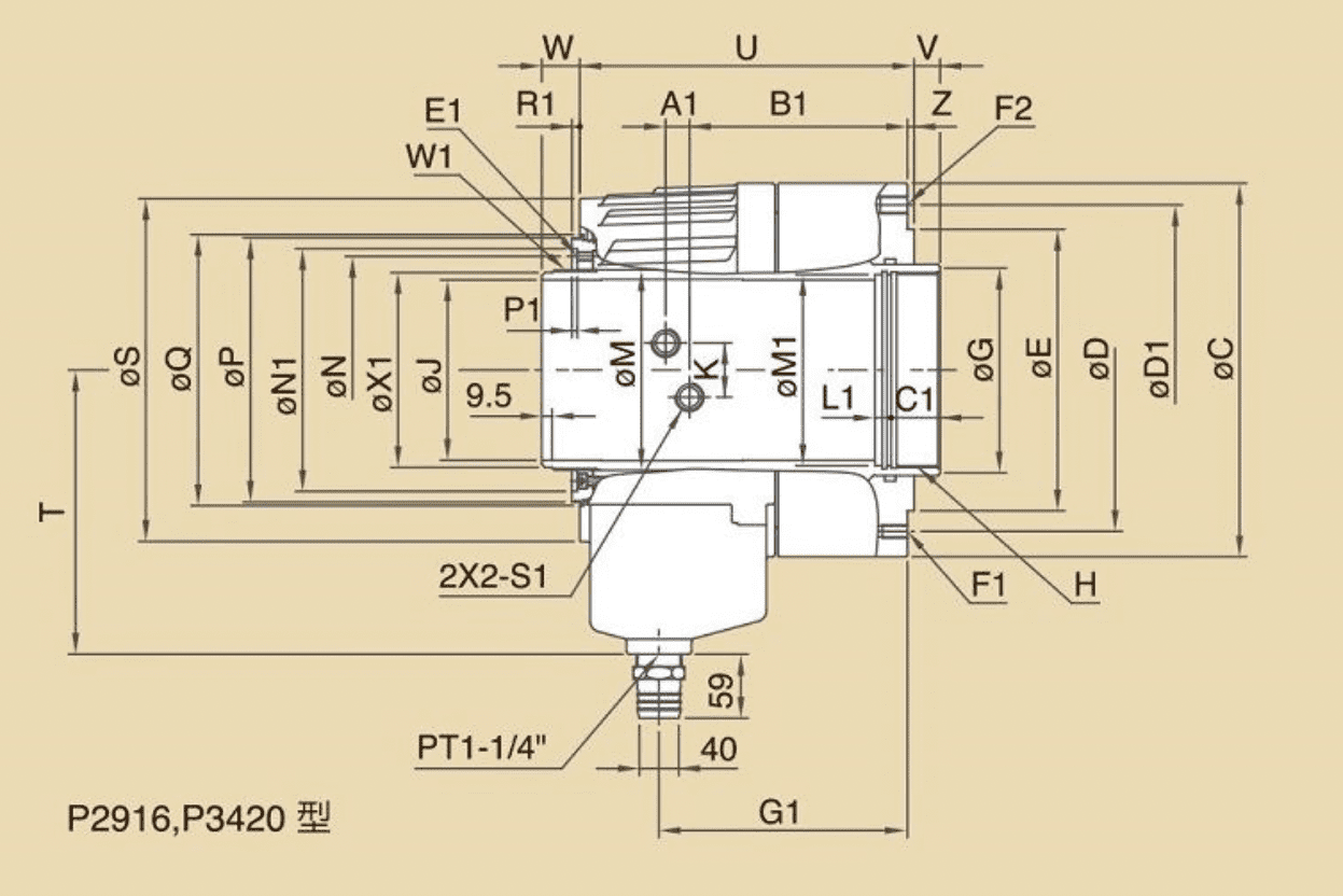 Изображение товара - Высокоскоростной полый гидроцилиндр Ø 155 мм Chandox P1552