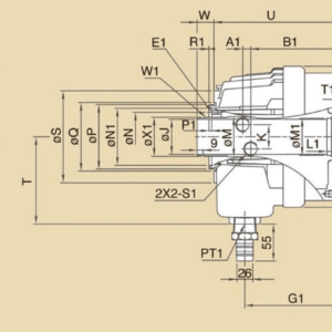 Изображение товара - Высокоскоростной полый гидроцилиндр Ø 155 мм Chandox P1552