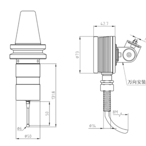 Изображение товара - OP510 оптический датчик измерения детали