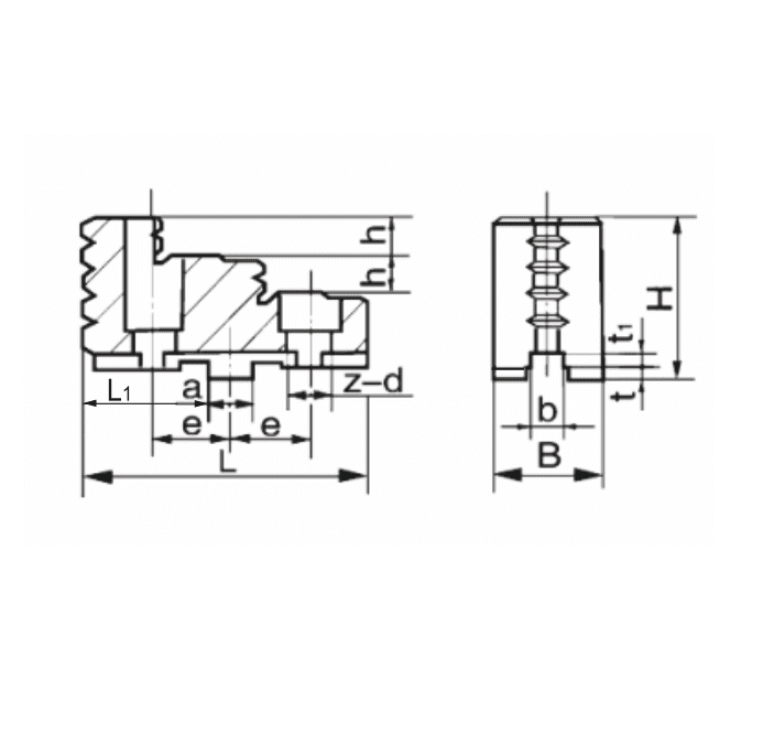 Изображение товара - Кулачки сборные закаленные для патронов 200 мм