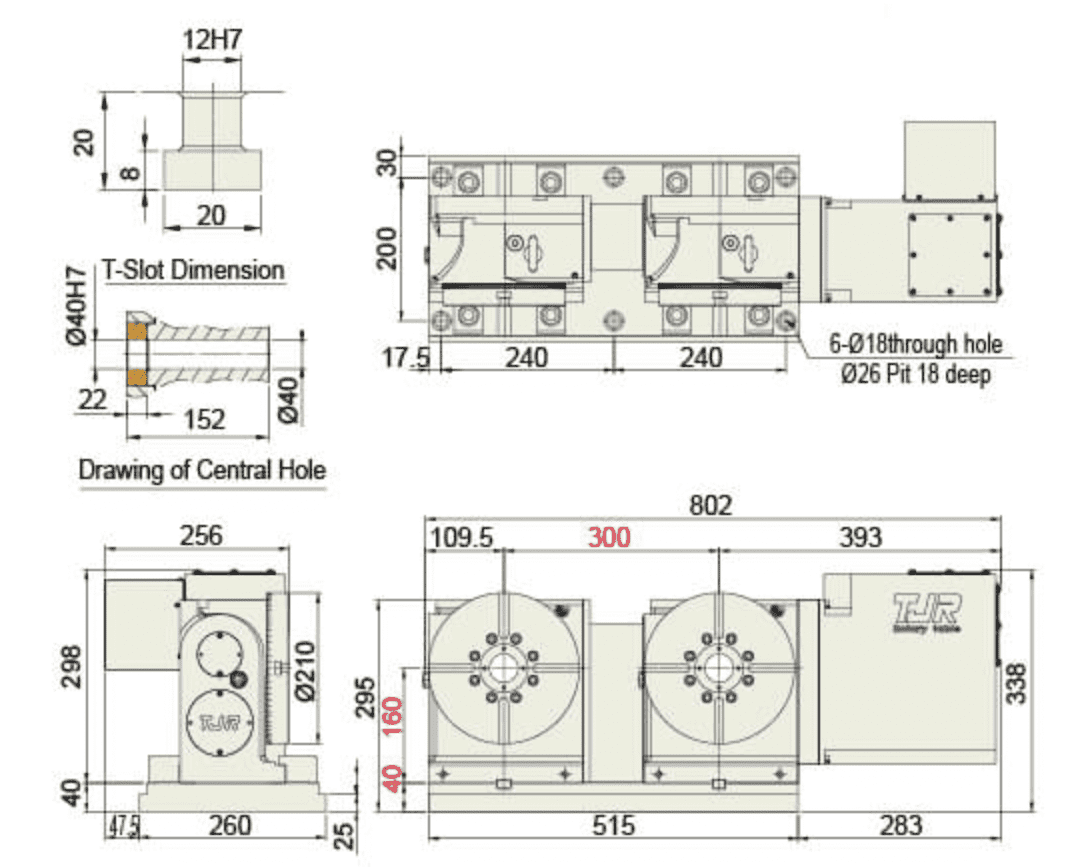 Изображение товара - Многошпиндельный поворотный стол с ЧПУ AR-210-2W