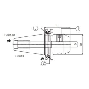 Изображение товара - Оправка Weldon SK40-SL32-100