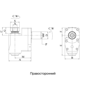 Изображение товара VDI30-ER16 Радиальный резьбонарезной приводной блок TBR3054801672