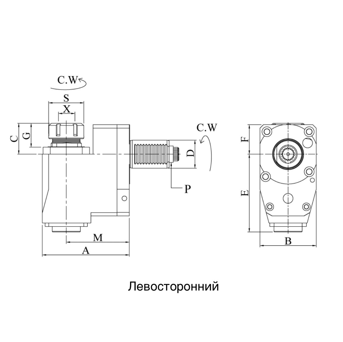 Изображение товара - VDI30-ER16 Радиальный резьбонарезной приводной блок TBR3054801672