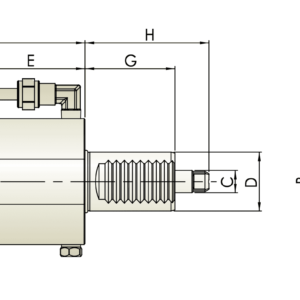 Изображение товара - VDI30-ER25 Осевой приводной блок SPUR MT TOEM-THB-A04-30D