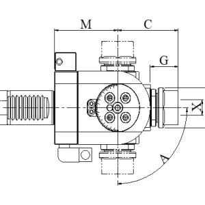 Изображение товара Блок приводной с изменяемым углом VDI40-ER25-1809 внеш. СОЖ (DA40180925B) Evermore