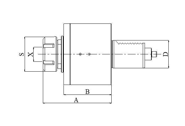 Блок приводной осевой VDI50-ER50-1809 внутр. СОЖ (CWDA601809ER50) Evermore