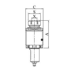 Изображение товара - Блок приводной осевой со смещением оси VDI50-ER40-65-1809 внутр. СОЖ (CWDA5018094065) Evermore