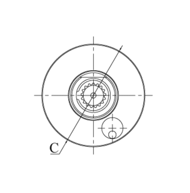 Изображение товара - Блок приводной осевой VDI40-ER20-5482 внеш. СОЖ (TDAC40548220) Evermore