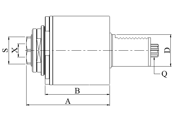 Блок приводной осевой VDI40-ER32A-5482 внеш. и внутр. СОЖ (CWDA40548232A) Evermore