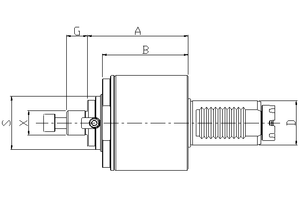 Блок приводной осевой VDI30-16-MT внеш. СОЖ (DAC30MT16C) Evermore