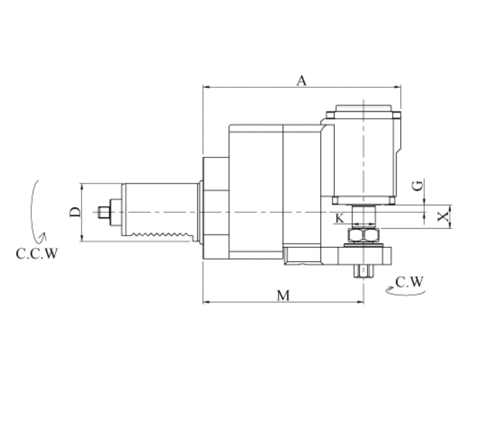 Блок приводной радиальный VDI40-25.4-1809 внеш. СОЖ (BR40180925.4C/3) Evermore