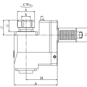 Изображение товара Блок приводной радиальный VDI30-ER25-72-1809 внеш. СОЖ (BR3018092572) Evermore
