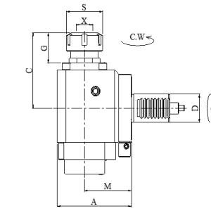 Изображение товара Блок приводной радиальный VDI40-ER32-85-1809 внутр. СОЖ (CWFR4018093285) Evermore