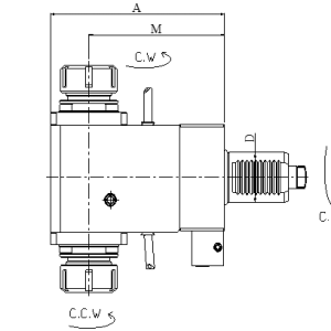 Изображение товара Блок приводной радиальный двусторонний VDI30-ER25-85-1809 внеш. СОЖ (FL3018092585D) Evermore