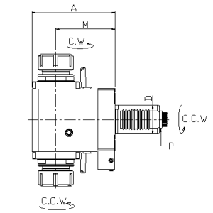 Изображение товара Блок приводной радиальный двусторонний VDI30-ER25-85-5480 внеш. СОЖ (FL3054802585D) Evermore