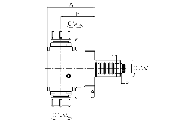 Блок приводной радиальный двусторонний VDI30-ER25-85-5480 внеш. СОЖ (FL3054802585D) Evermore