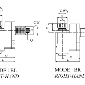 Изображение товара Блок приводной радиальный VDI50-ER25-90-5482 внеш. СОЖ (TBL5054822590) Evermore