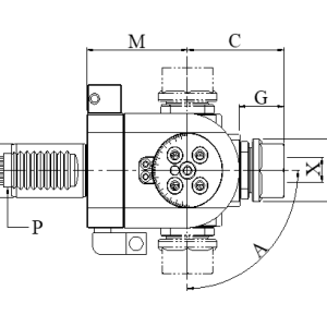 Изображение товара Блок приводной с изменяемым углом VDI40-ER25-5480 внеш. СОЖ (DA40548025B) Evermore