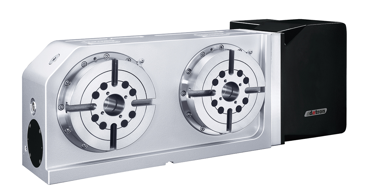 Стол поворотный многошпиндельный с ЧПУ (4-я ось) Detron GXA-170S-2W-250