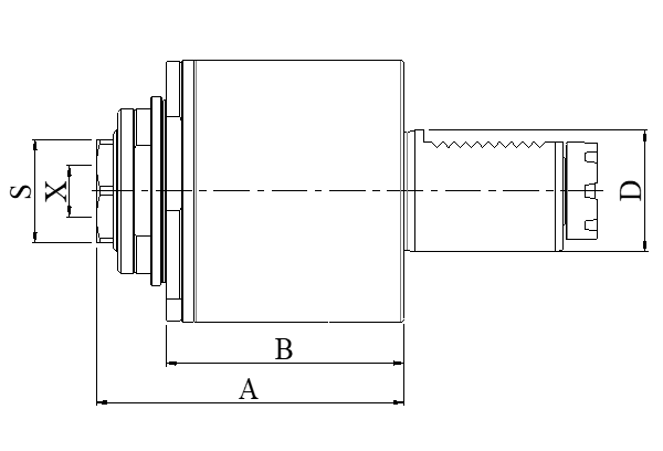 Блок приводной осевой VDI40-ER32A-MT внутр. СОЖ (CWDA40MT32A) Evermore
