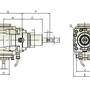 Изображение товара - Блок приводной радиальный BMT45-ER25-65-1809 внеш. СОЖ (THM-V11.65-45A) Hold Well
