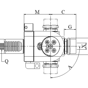 Изображение товара Блок приводной с изменяемым углом VDI40-ER25-5482 внеш. СОЖ (DA40548225B) Evermore