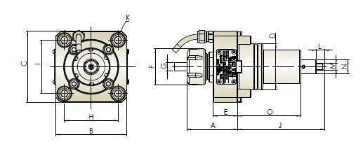 Изображение товара - Блок приводной осевой BMT65-ER32-1809 внеш. СОЖ (THM-A05-65C) Hold Well