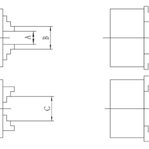 Изображение товара - K11 250/D-8, Патрон 3-х кул., лит. чугун, цельные кулачки, шаг 10