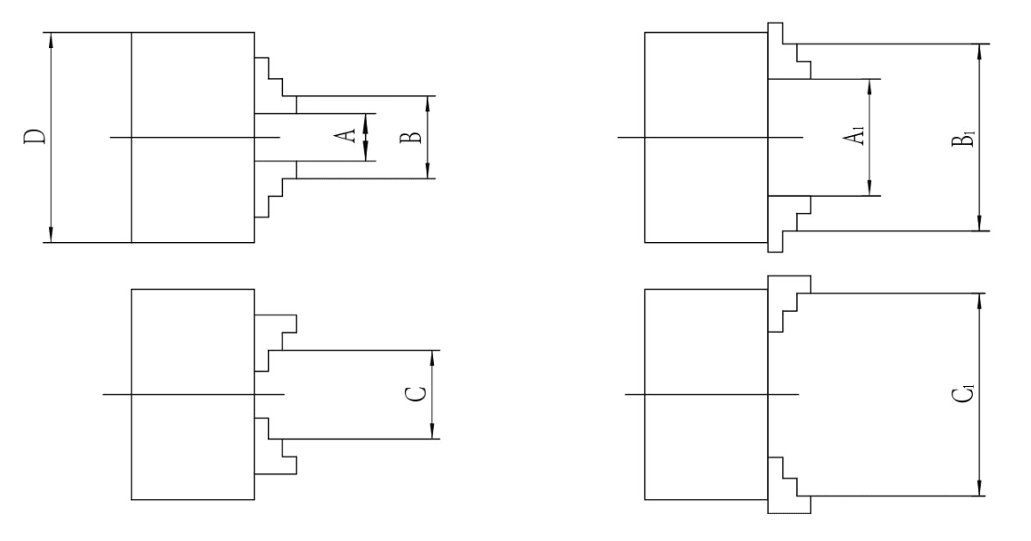Изображение товара - K11 250/D-8, Патрон 3-х кул., лит. чугун, цельные кулачки, шаг 10