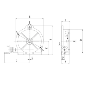 Изображение товара - Механический поворотный стол T13400B