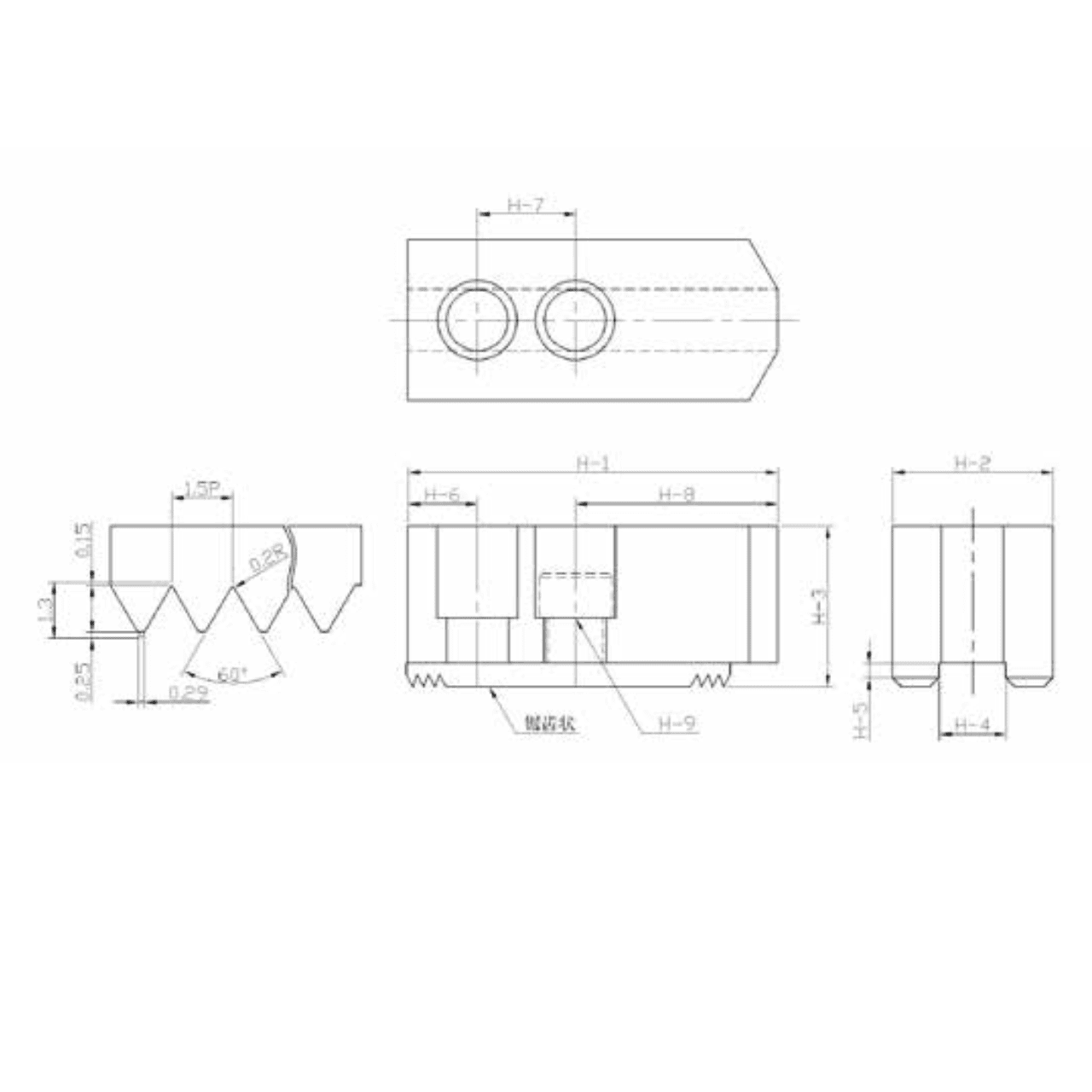 Изображение товара - Кулачки сырые 10″, паз 16мм, высота 42мм, M12
