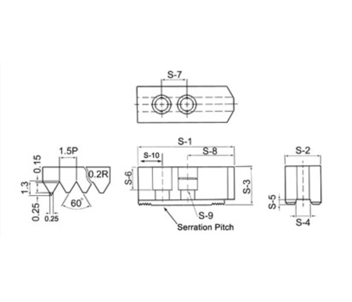 Изображение товара - Мягкие кулачки для гидравлических токарных патронов SJ12048