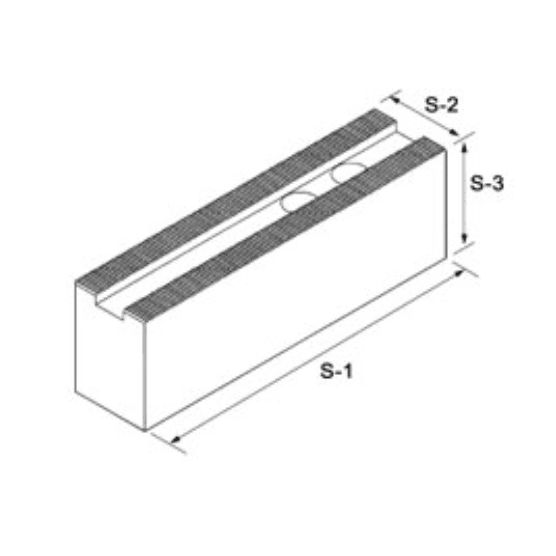 Изображение товара - Кулачки сырые длинные 8″, паз 14мм, высота 48мм, длина 150мм, M12