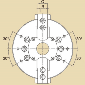 Изображение товара - ELT-08/A2-6, Патрон 2-х кул., гидравлический (M60×2P)