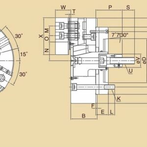 Изображение товара - VL-32DP/A2-15, Патрон 3-х кул., гидравлический (M30×3.5P)