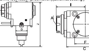 Изображение товара - Блок приводной радиальный BMT55-ER32N-85-1809 внеш. СОЖ (BMT55-HF-85-ER32N) Sanmen