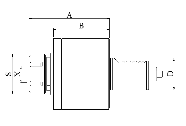 Блок приводной осевой VDI40-ER32-1809 внеш. СОЖ (DAC40180932) Evermore