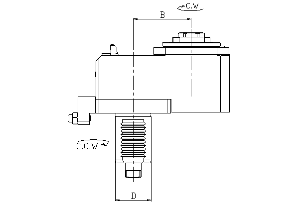 Блок приводной осевой со смещением оси VDI40-ER25A-65-1809 внеш. СОЖ (DA40180925A65-L) Evermore
