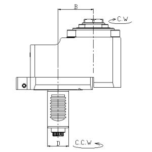 Изображение товара Блок приводной осевой со смещением оси VDI40-ER32A-50-5480 внеш. СОЖ (DA40548032A50-L) Evermore