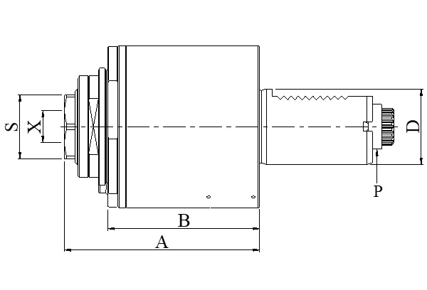 Блок приводной осевой VDI40-ER32A-5480 внутр. СОЖ (CWDA40548032A) Evermore