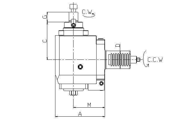 Блок приводной радиальный VDI25-ER20А-75-1809 внеш. СОЖ (FR25180920A75) Evermore