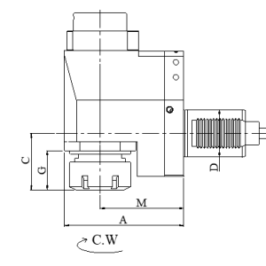 Изображение товара Блок приводной радиальный VDI50-ER40-90-1809 внутр. СОЖ (CWBL5018094090) Evermore