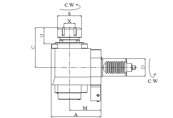 Блок приводной радиальный VDI40-ER32-85-1809 внутр. СОЖ (CWNFL4018093285) Evermore
