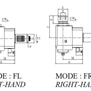 Изображение товара Блок приводной радиальный VDI30-ER16-100-5480 внеш. СОЖ (TFR30548016100) Evermore