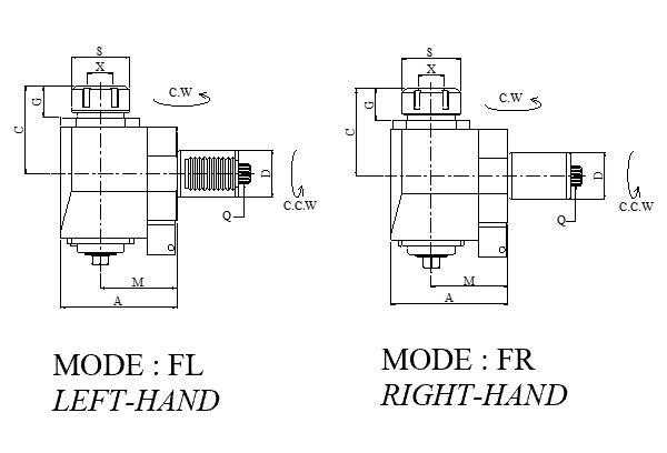 Блок приводной радиальный VDI40-ER20-85-5482 внеш. СОЖ (TFR4054822085) Evermore