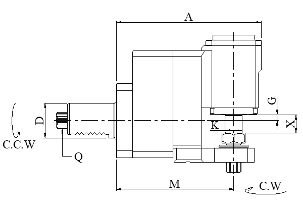 Блок приводной радиальный VDI30-16-5482 внеш. СОЖ (BL30548216C/3) Evermore