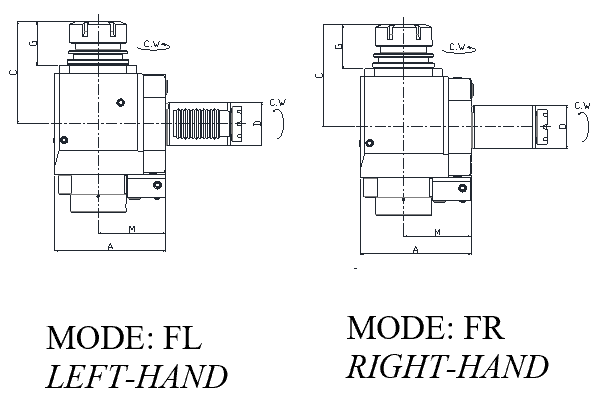 Блок приводной радиальный VDI50-ER40-75-MT внутр. СОЖ (CWNFR50MT4075) Evermore