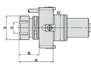 Изображение товара Блок приводной осевой BMT85-ER50-1809 внеш. СОЖ (DW700-DA85-50) Evermore